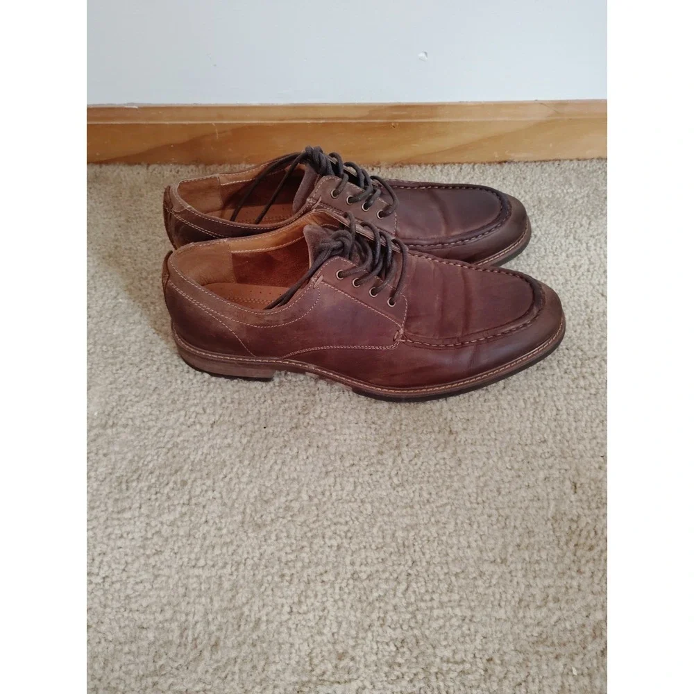 Florsheim‎ Midtown Plain Toe Oxford 14349‑215 Brown Leather Ortholite Men's 11.5